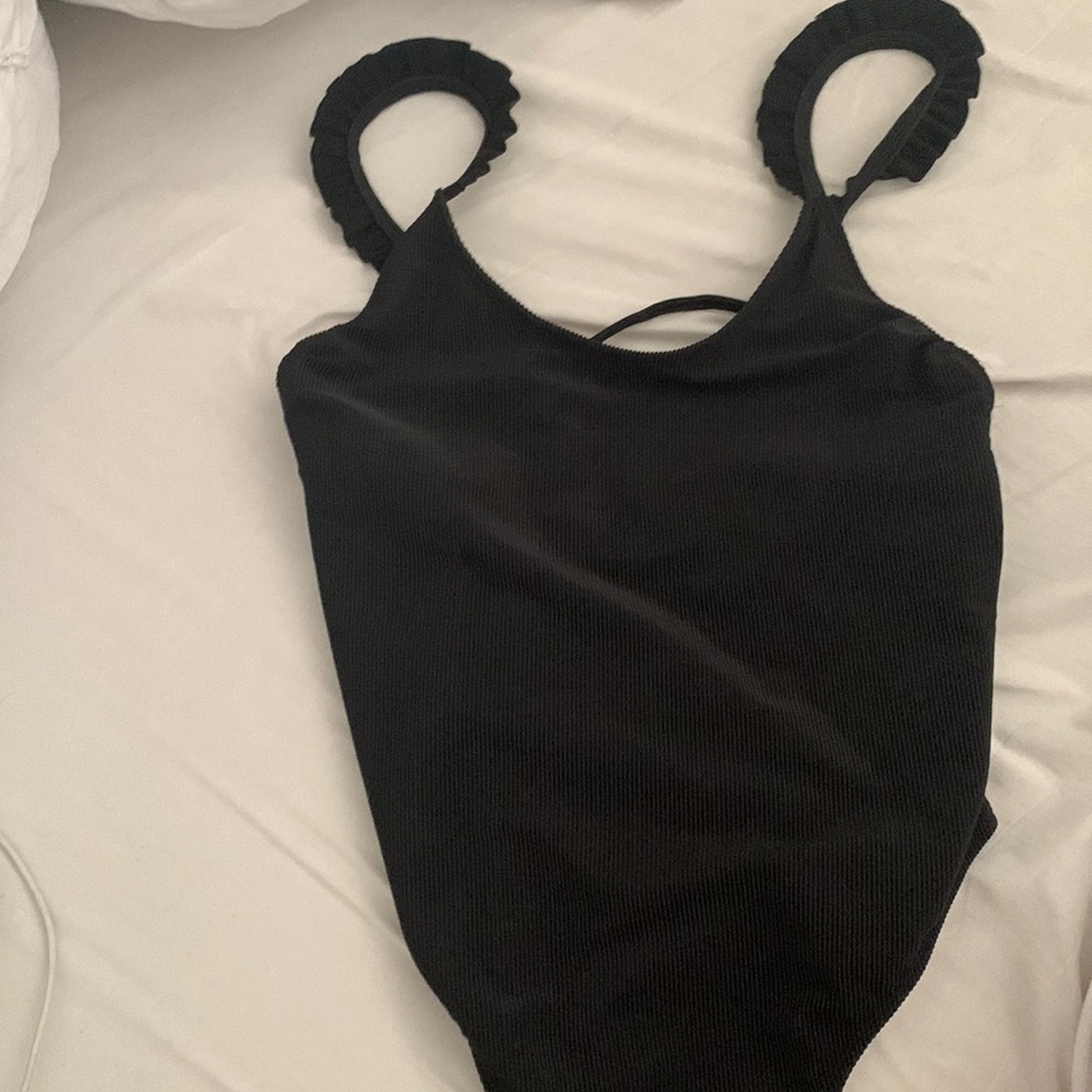 Never worn black one piece